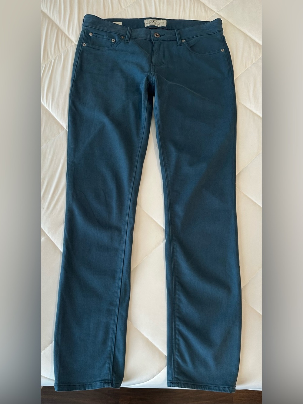 Lucky Brand Teal-Blue Skinny Jeans